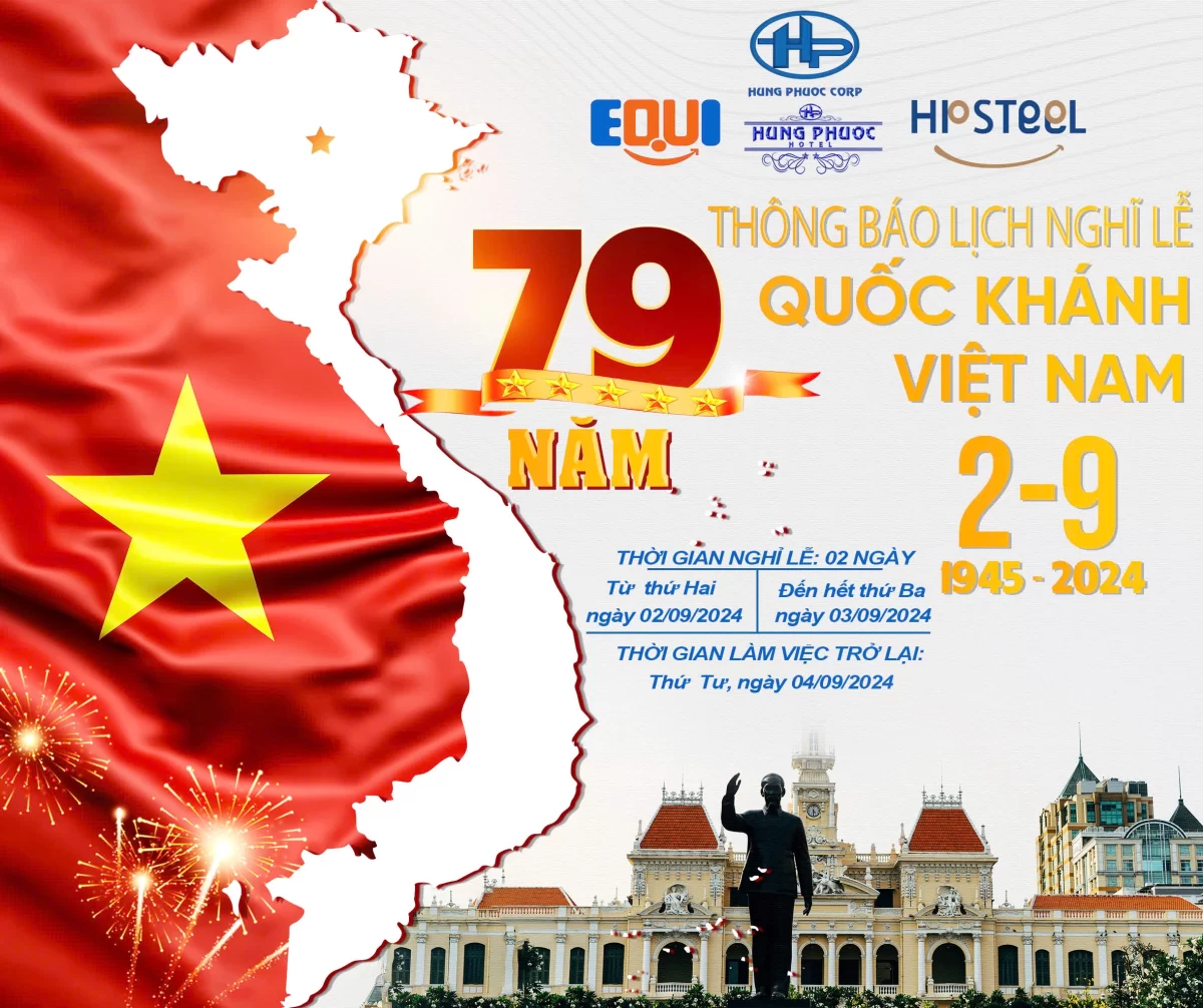 THÔNG BÁO Nghỉ lễ Quốc khánh 2/9